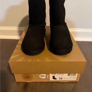 UGG Black Suede Boots
